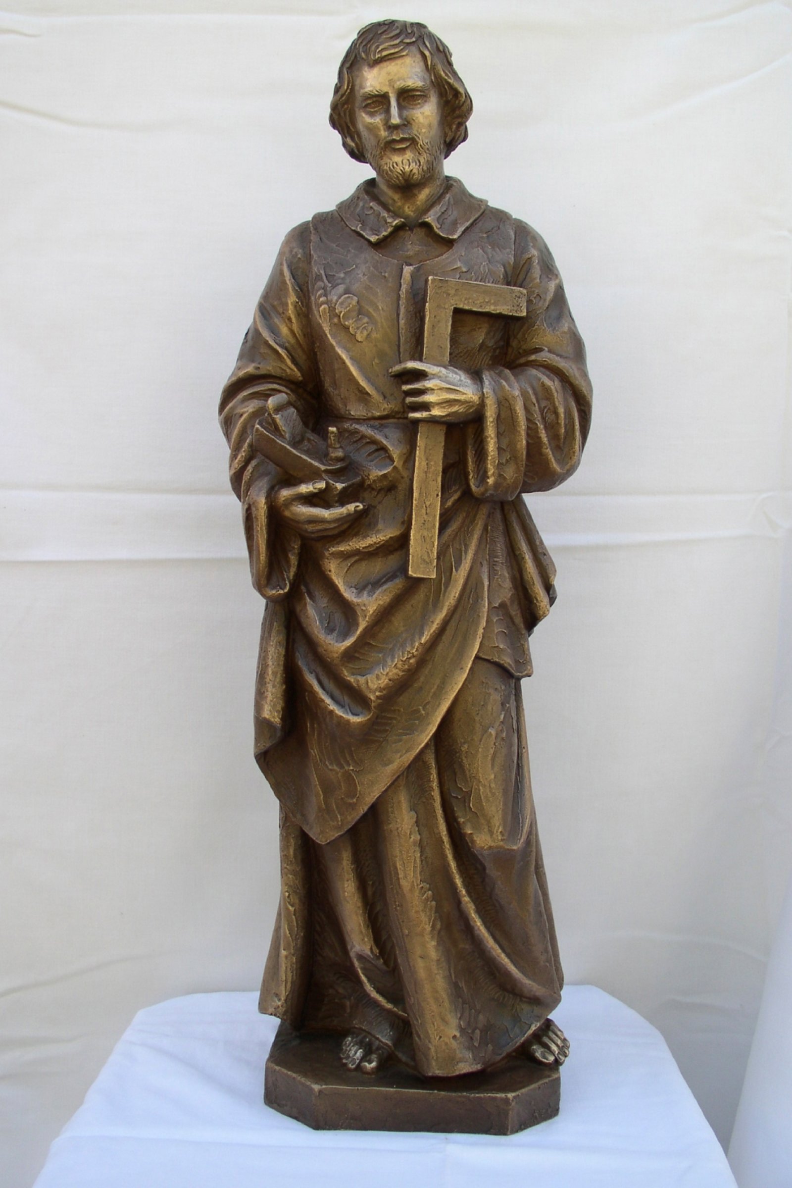 Saint Joseph in bronze