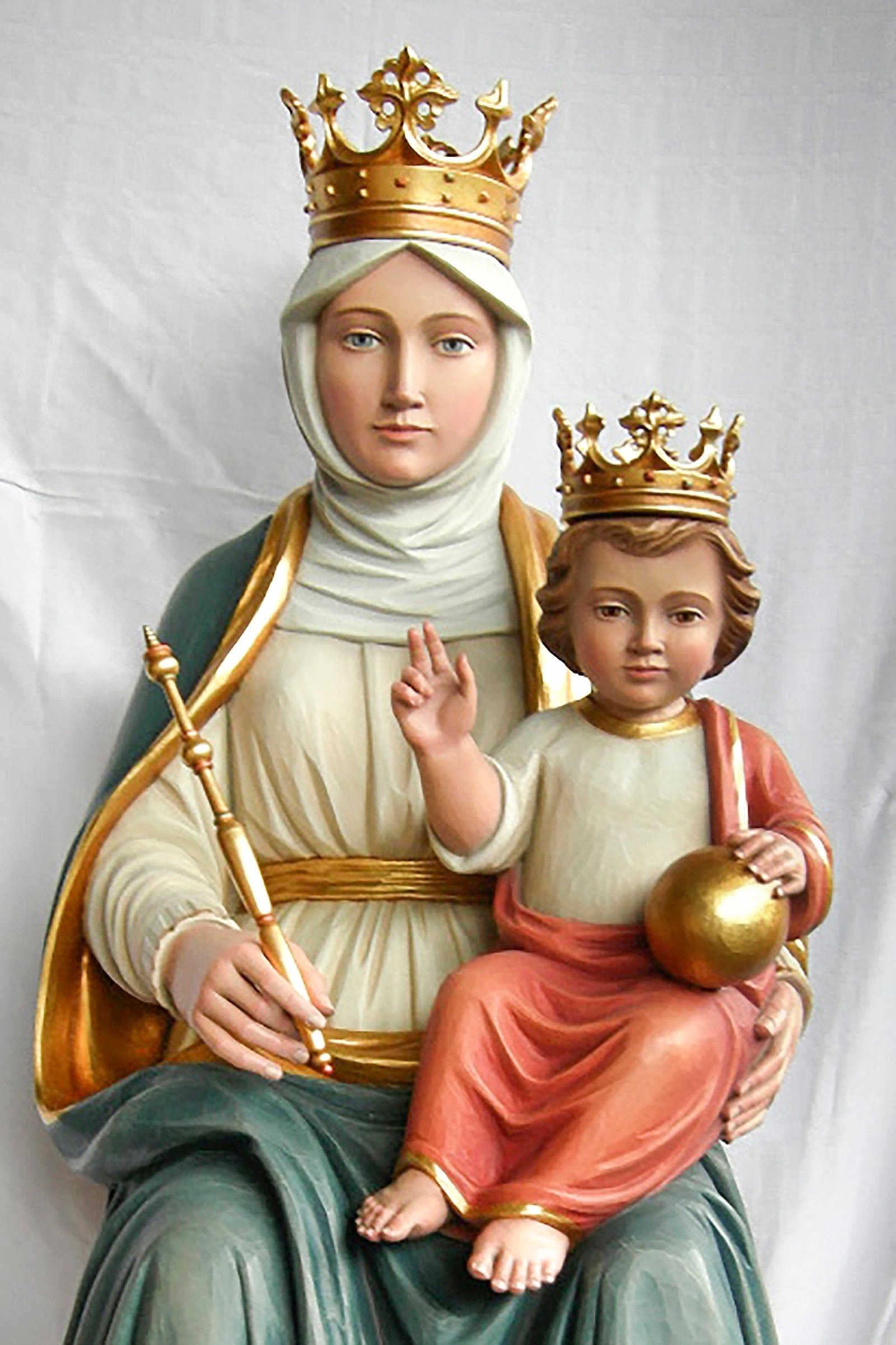 Our Lady seated